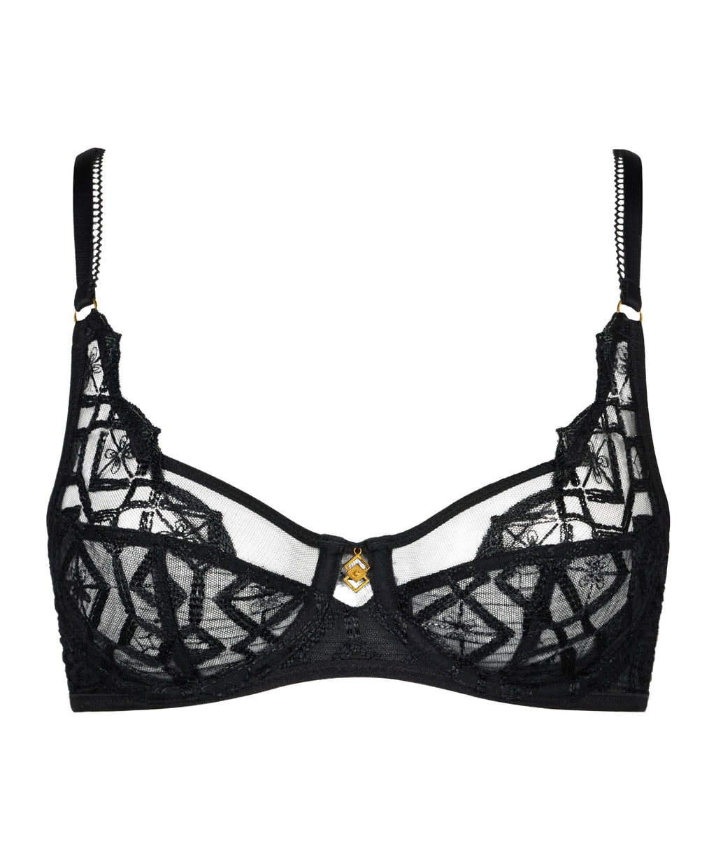 Sense of Illusion Soutien-gorge Emboîtant Foulard Black