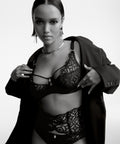 Sense of Illusion Soutien-gorge Emboîtant Foulard Black