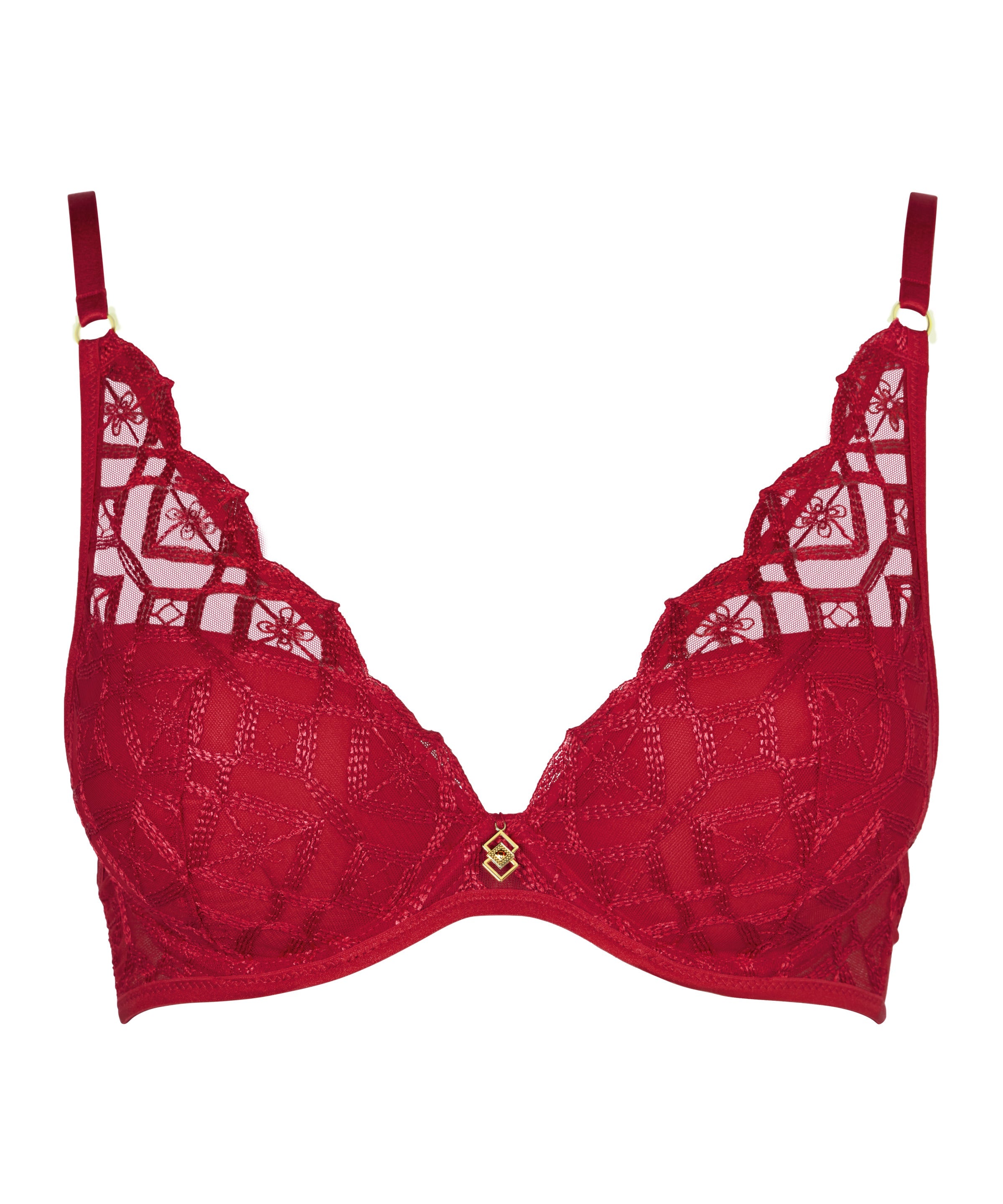 Sense of Illusion Soutien-gorge Plunge foulard Rouge Baie