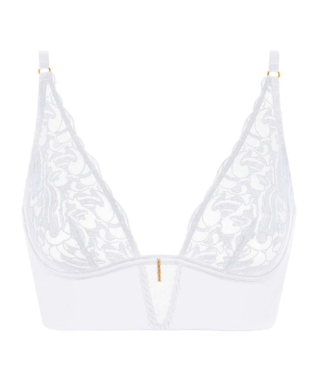 Satin Memories Bralette triangle Artic Blue