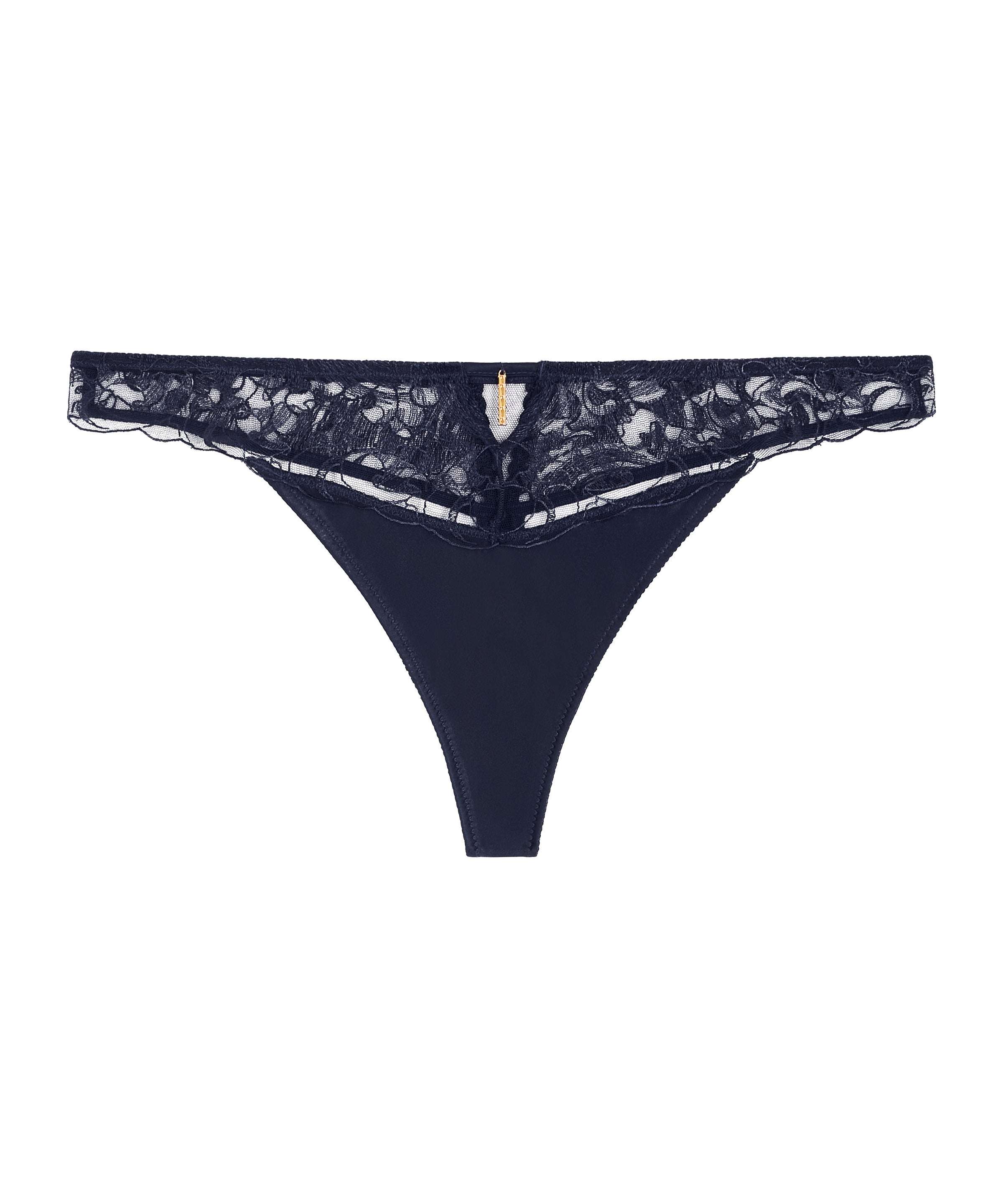 Satin Memories Tanga Deep Sea