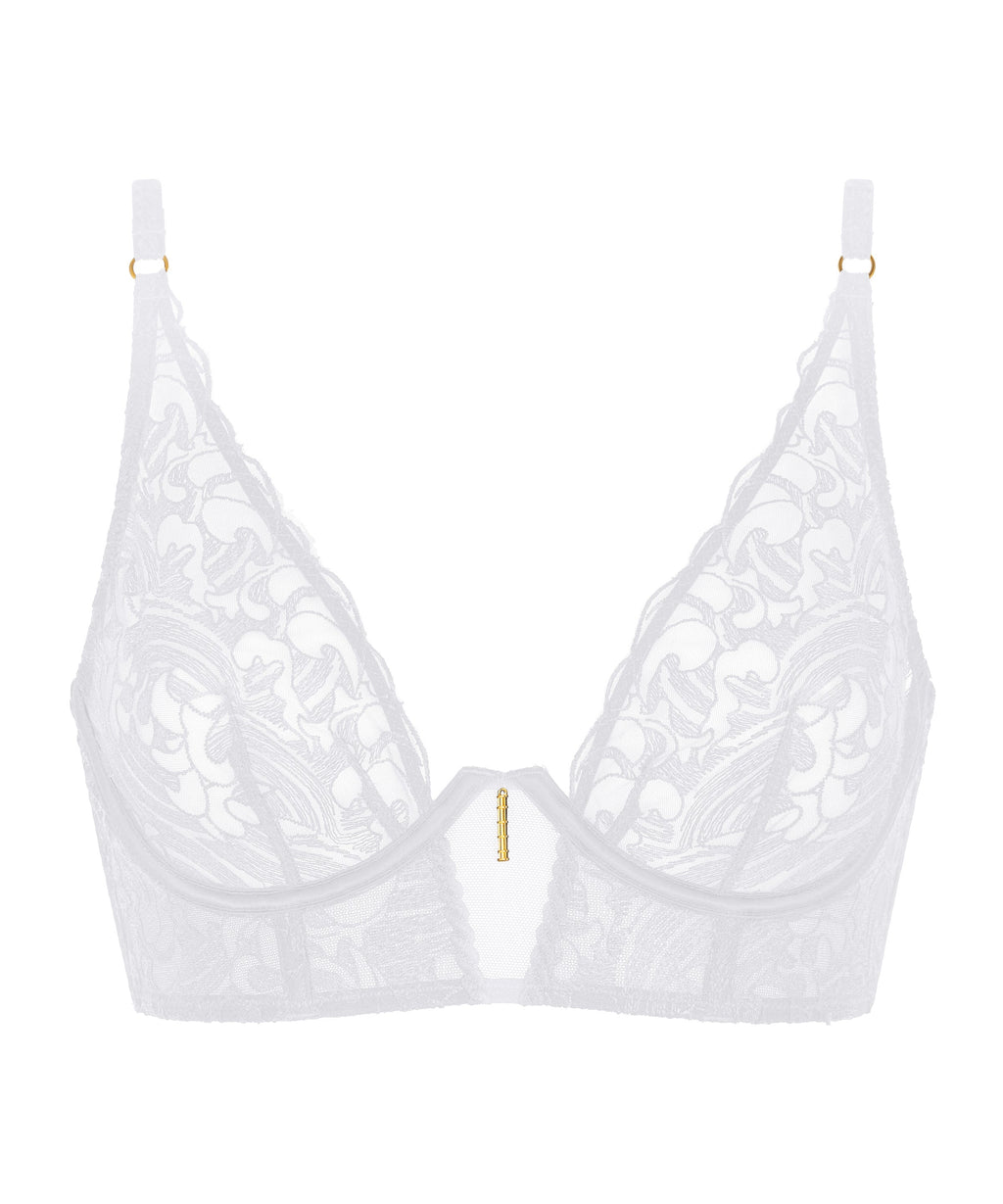 Satin Memories Bustier Artic Blue