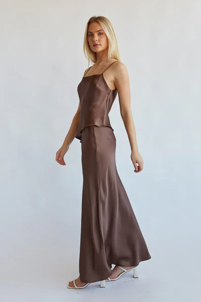Débardeur en satin Amiri
