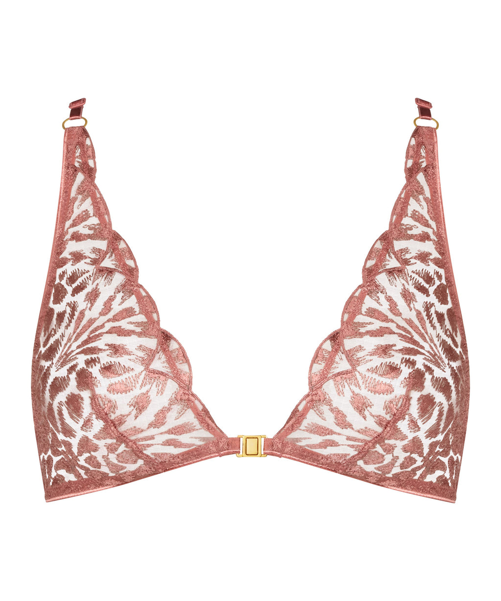 Crazy in Love Bralette triangle Rose chaud