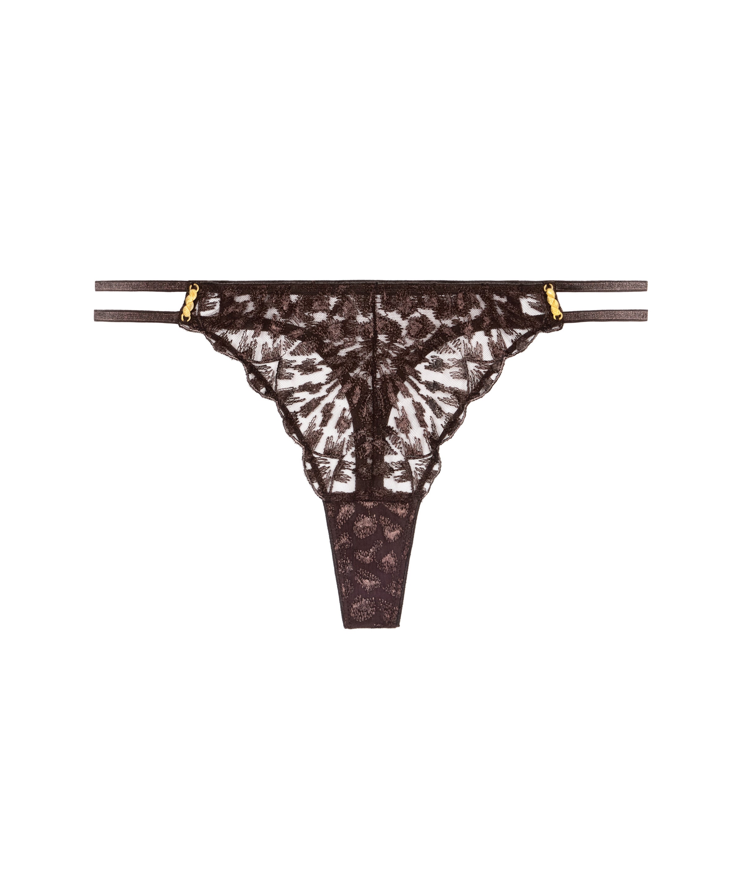 Tanga Satin Marron Crazy in Love