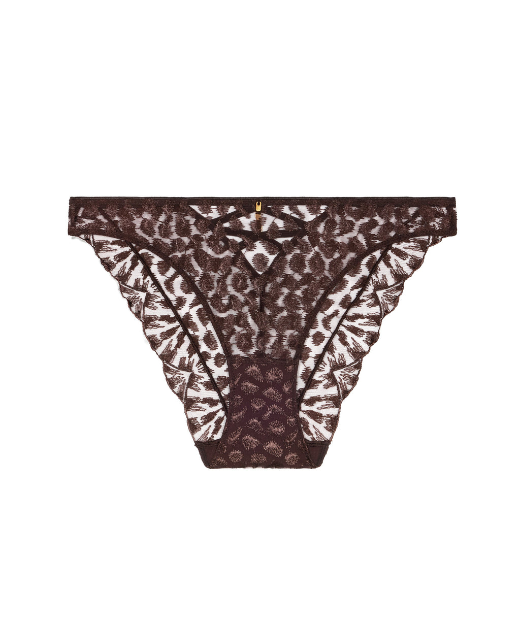 Culotte Italienne en Satin Marron "Crazy in Love"