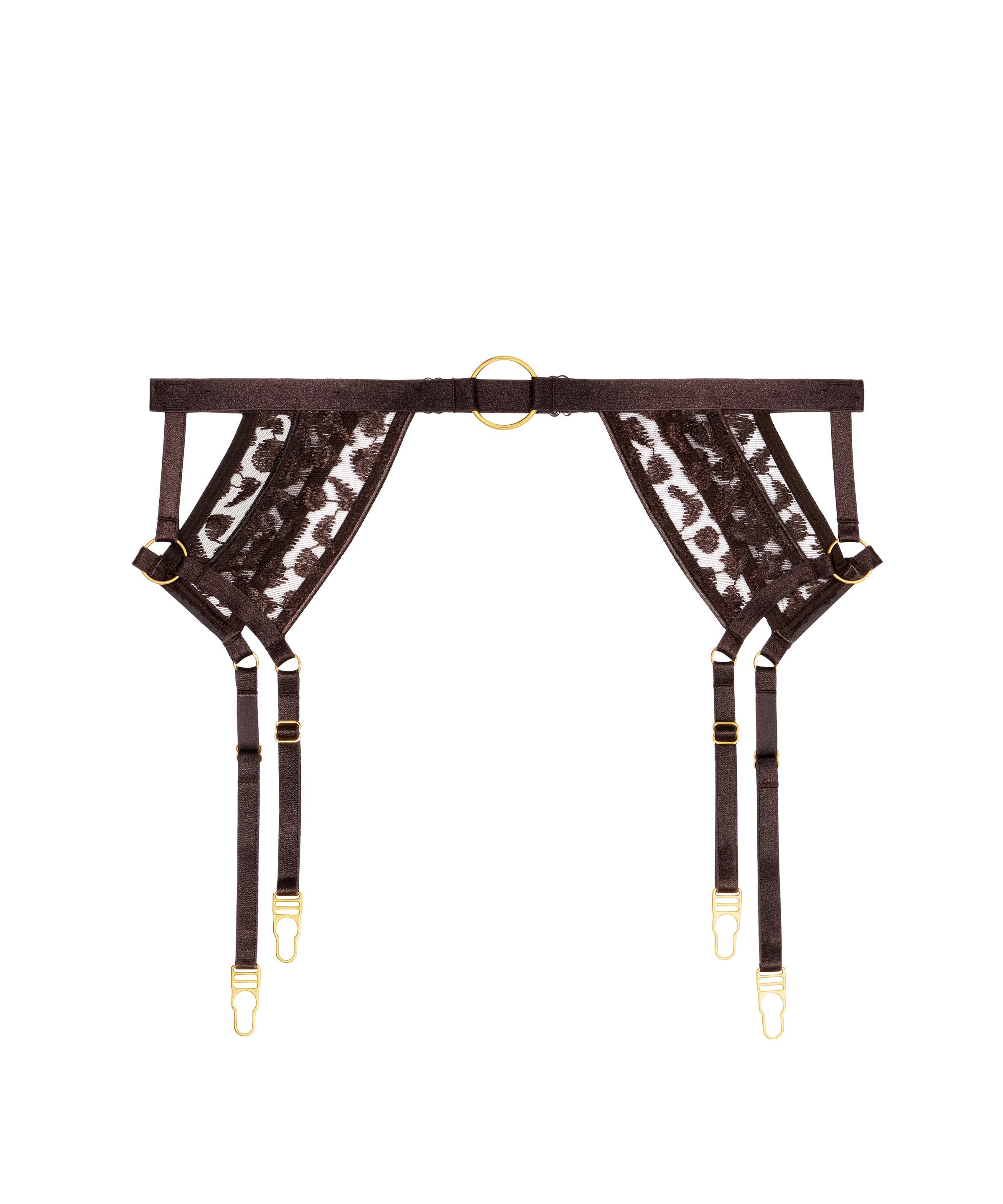 Crazy in Love Porte-jarretelles Satin Brown