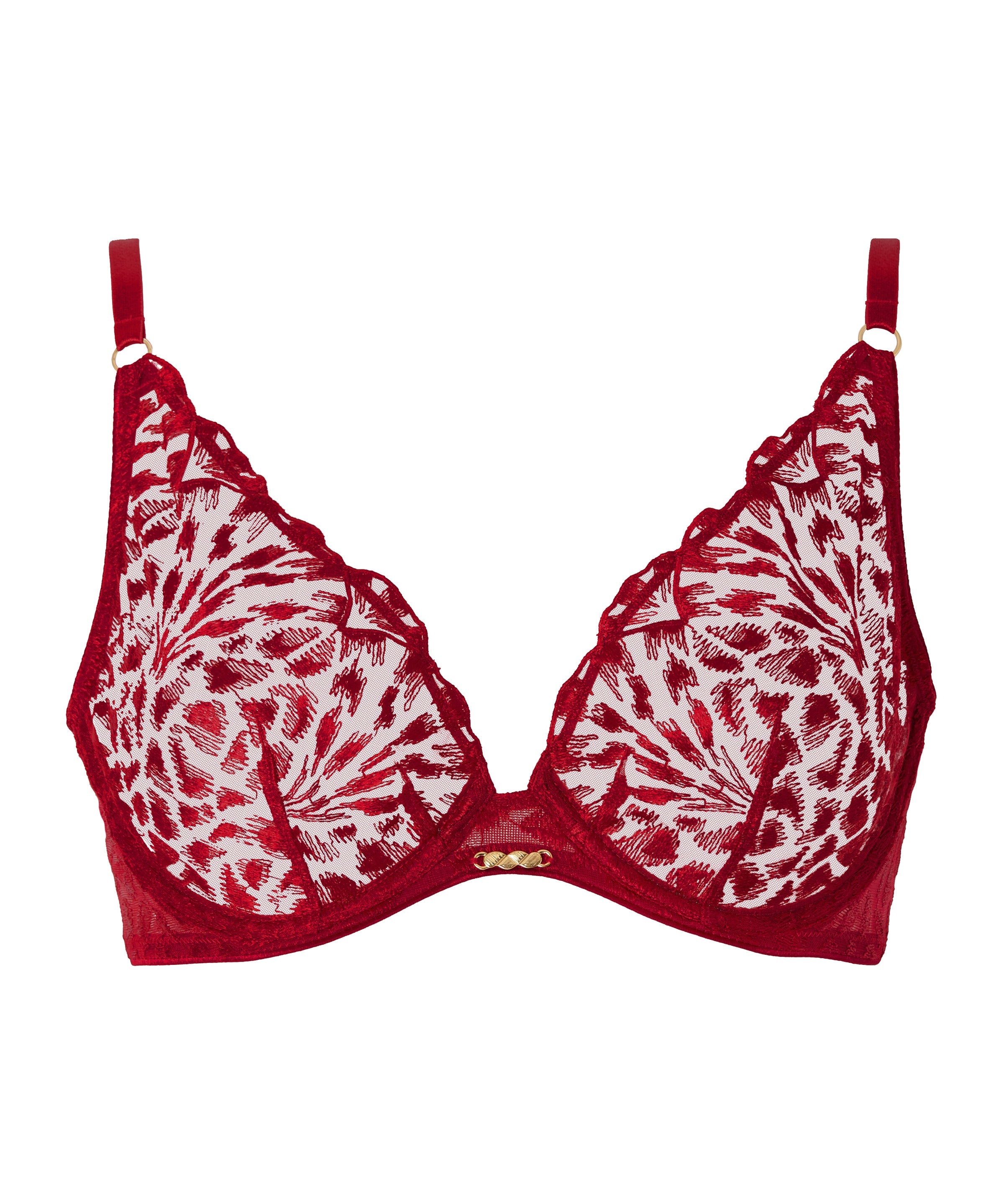 Crazy in Love Soutien-gorge triangle avec armatures Red Delight