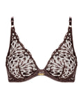 Crazy in Love Soutien-gorge Triangle armatures Satin Brown