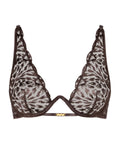 Crazy in Love Soutien-gorge triangle mono-armature satin marron