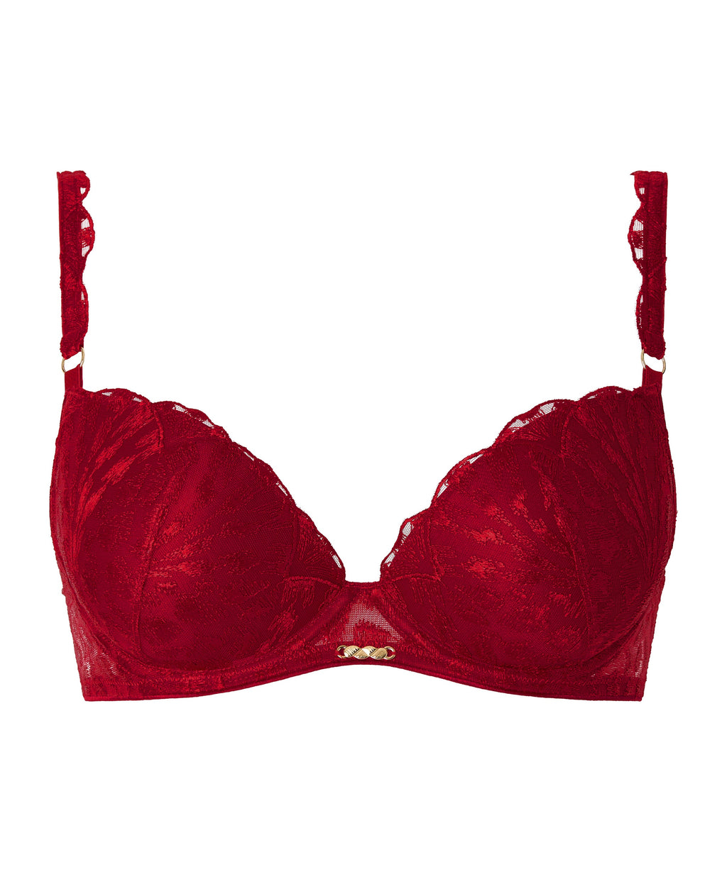 Crazy in Love Soutien-gorge Push-up coques Red Delight