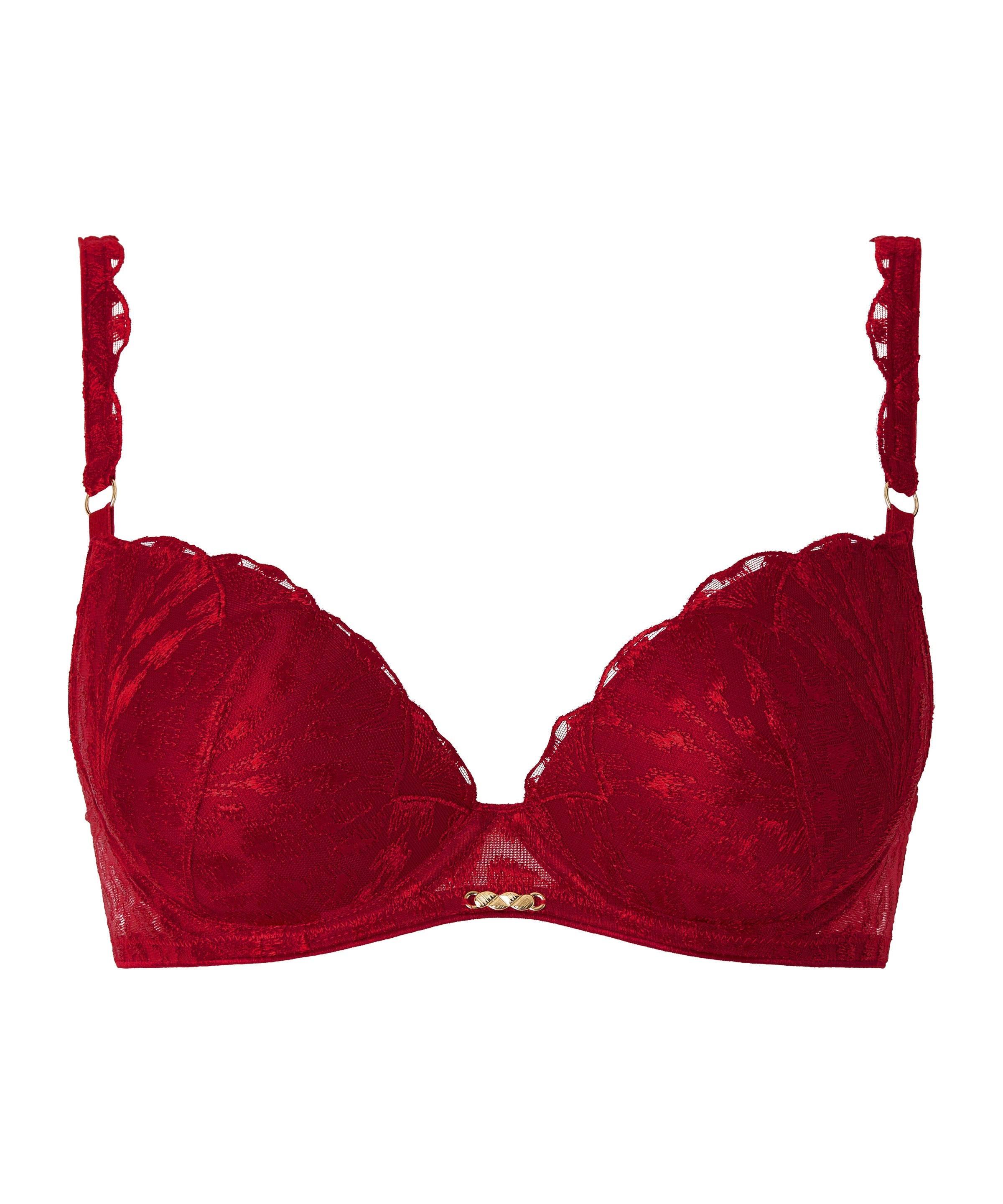 Crazy in Love Soutien-gorge Push-up coques Red Delight