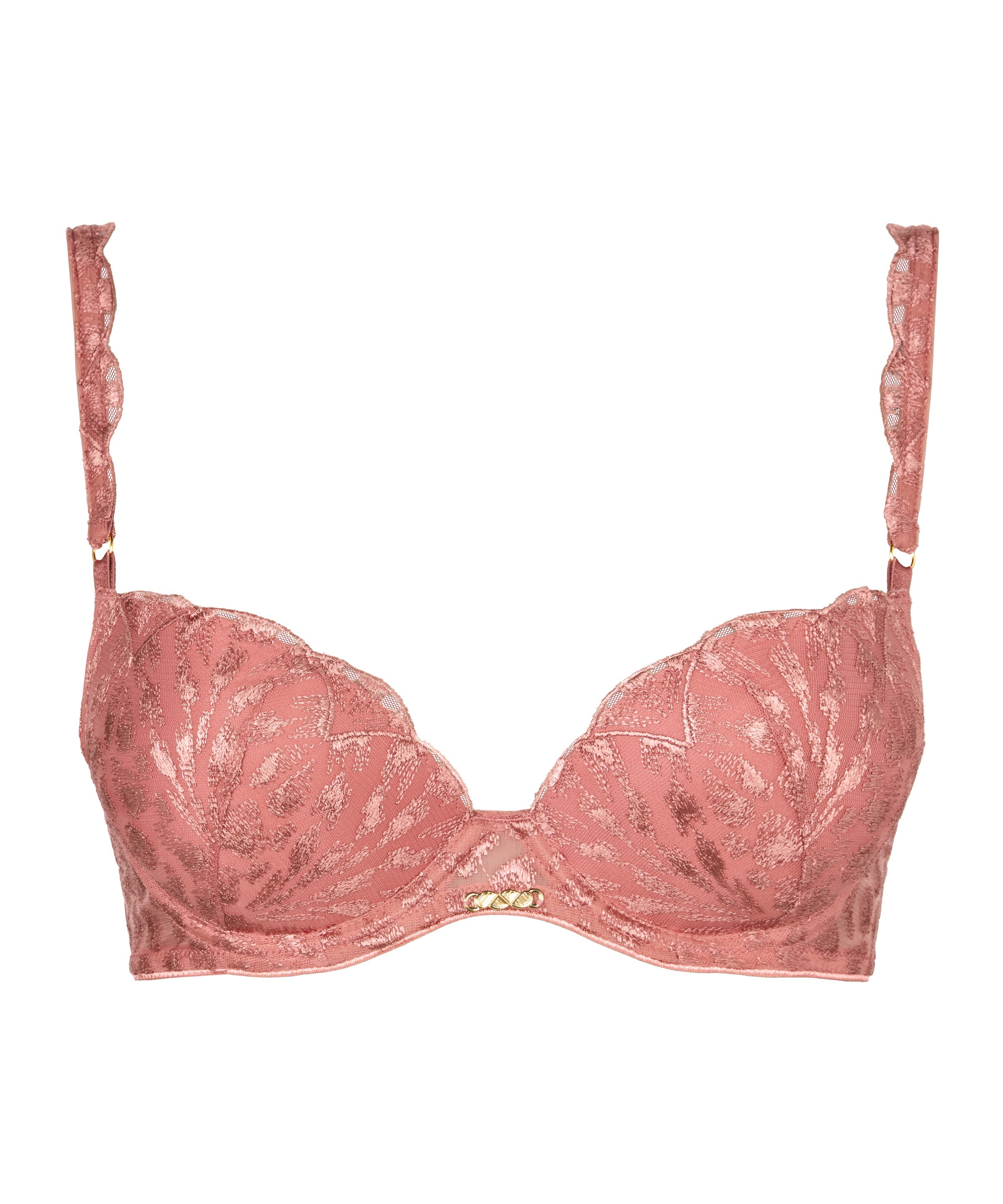 Crazy in Love Soutien-gorge push-up à coques Rose chaud