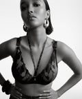 Night at Paradise Soutien-gorge Triangle avec armatures Obsidian
