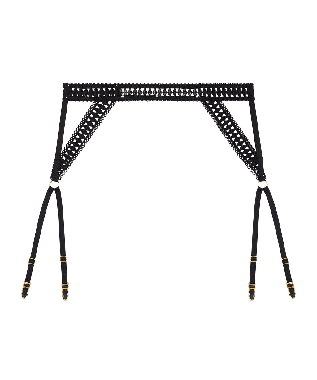 After Hours Porte-jarretelles Black