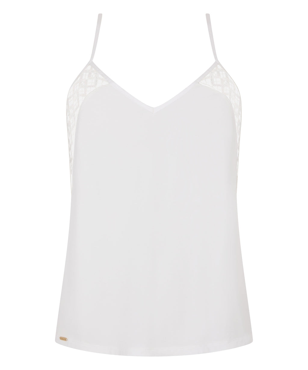 Sweet Obsession Top à fines bretelles Opale