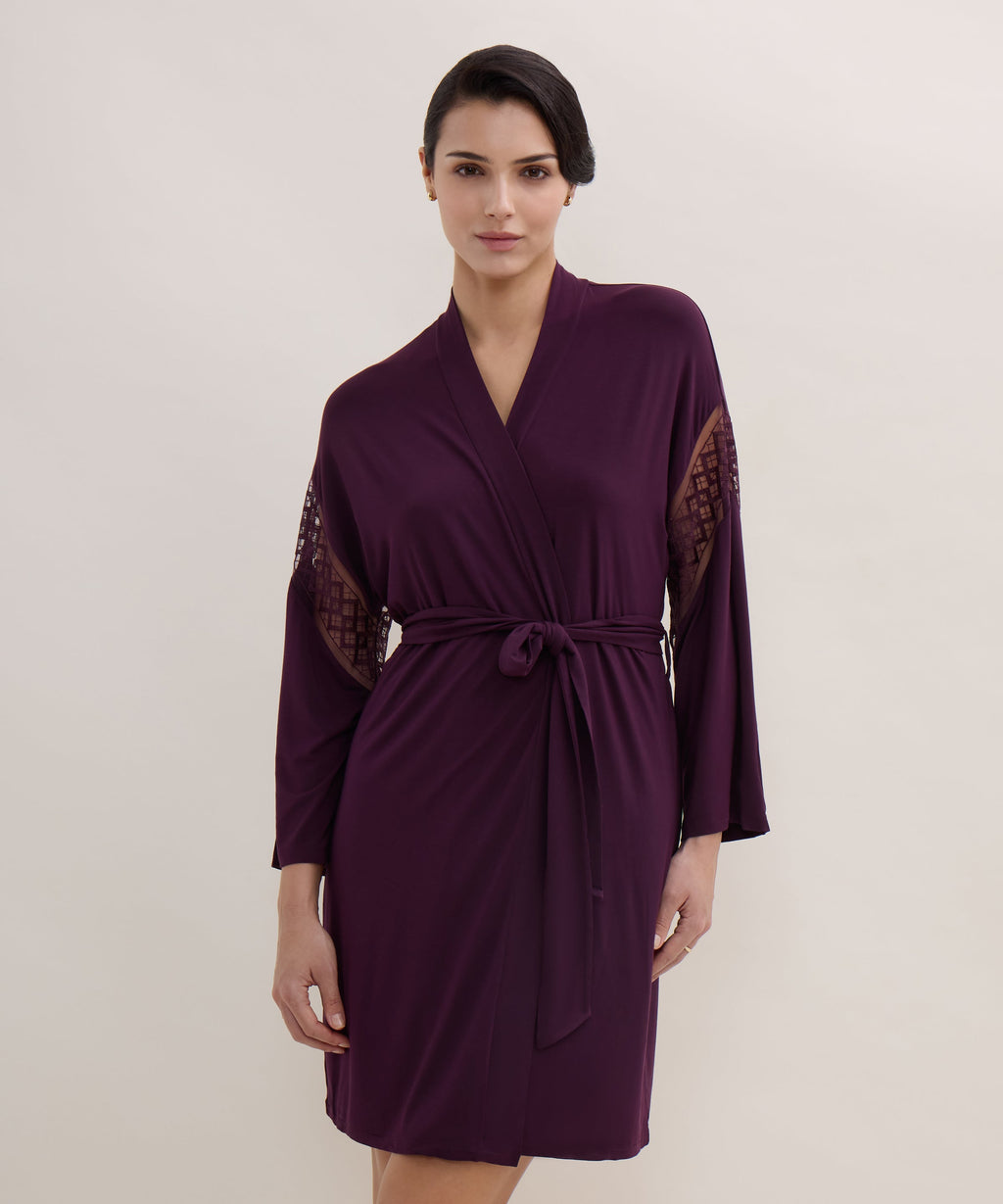 Sweet Obsession Kimono Deep Berry
