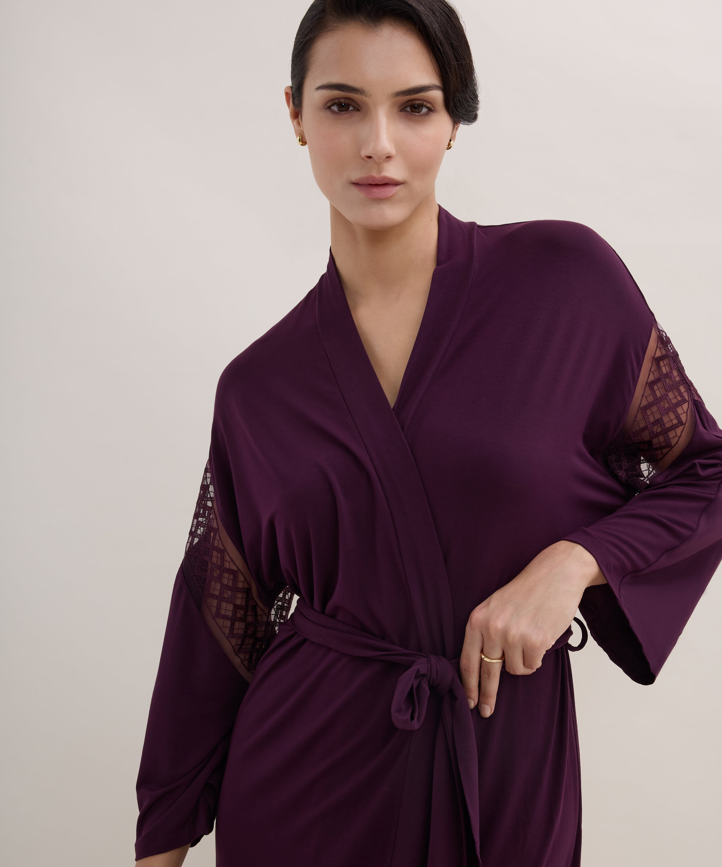 Sweet Obsession Kimono Deep Berry