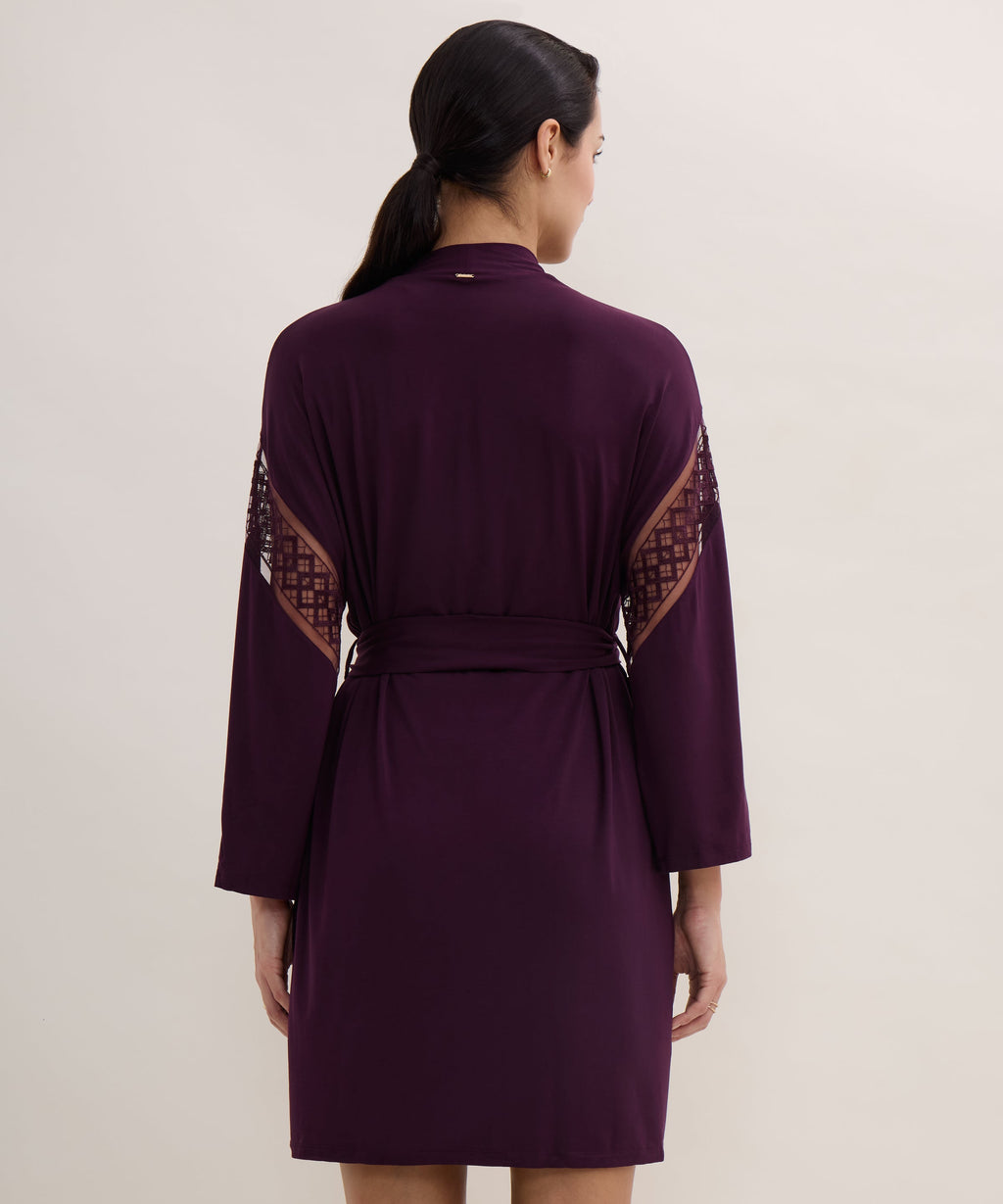 Sweet Obsession Kimono Deep Berry