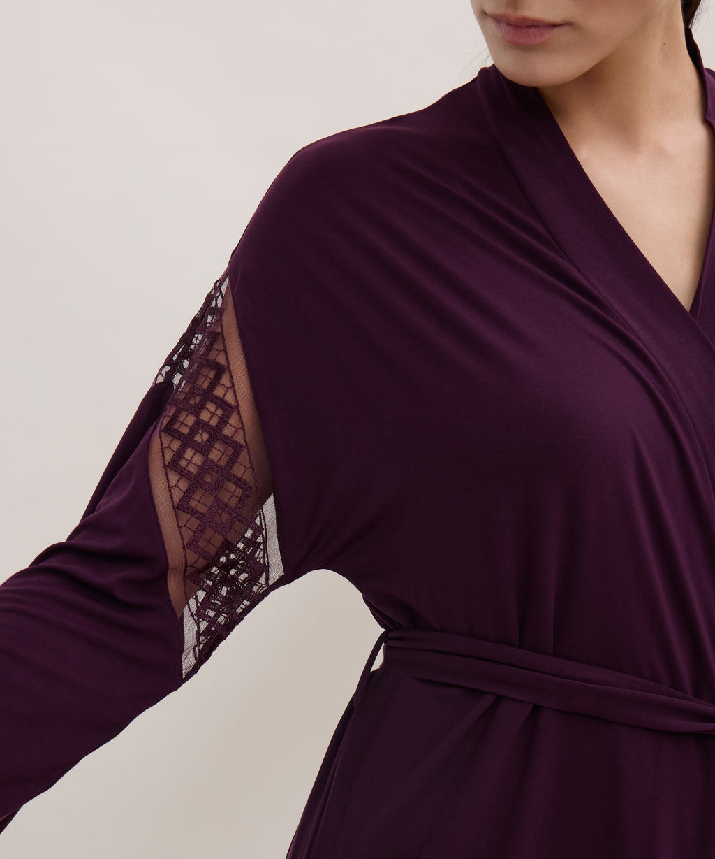 Sweet Obsession Kimono Deep Berry
