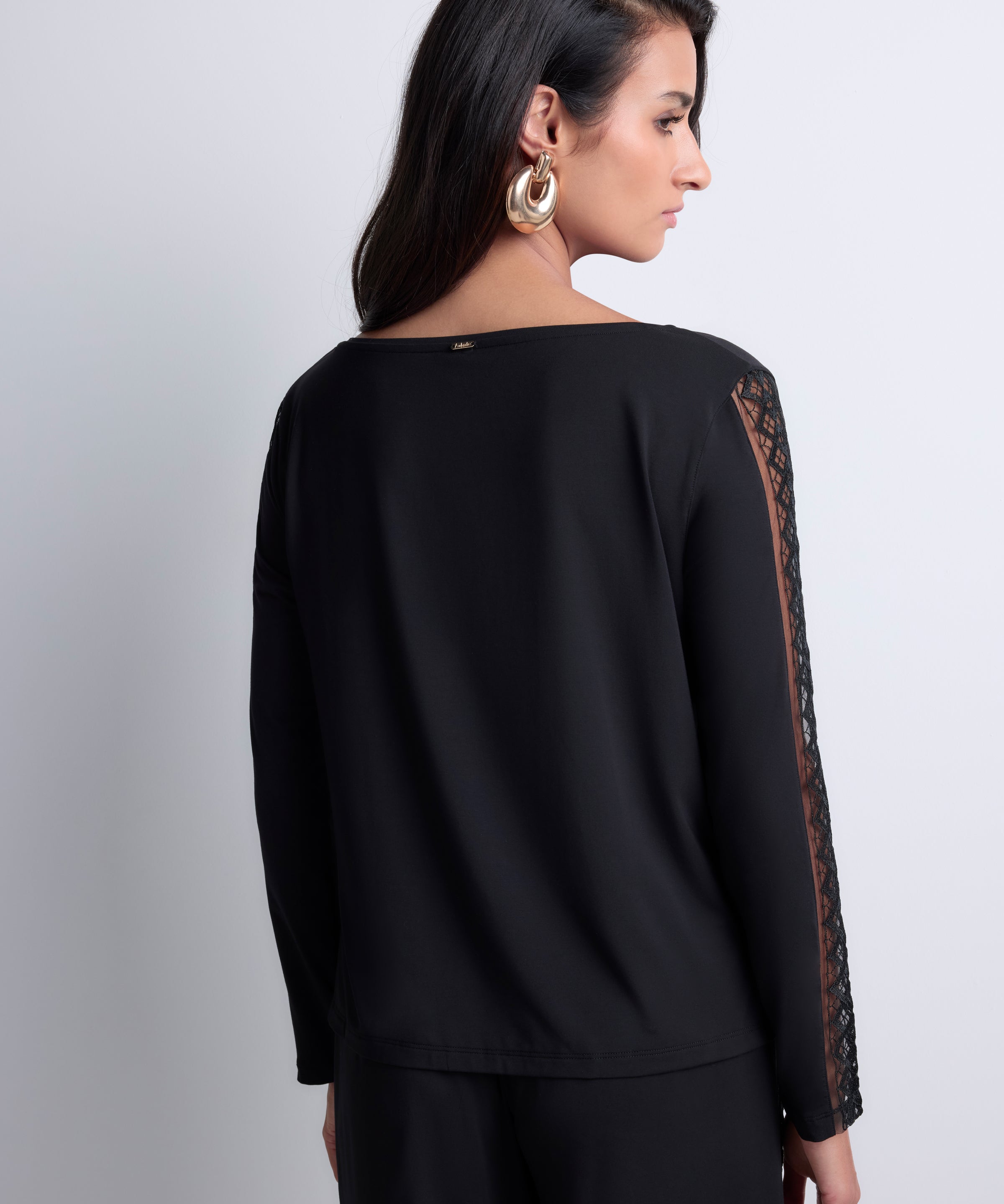 Haut manches longues Sweet Obsession Noir