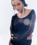 Haut manches longues Sweet Obsession Noir