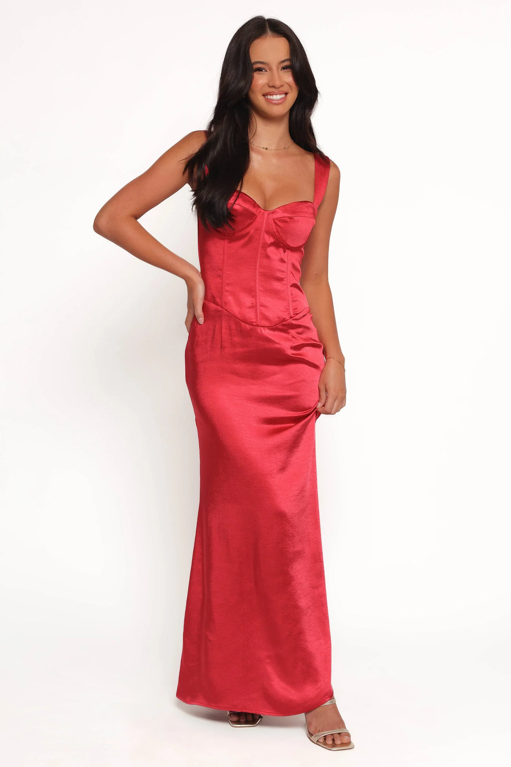 Robe longue Oura - Rouge