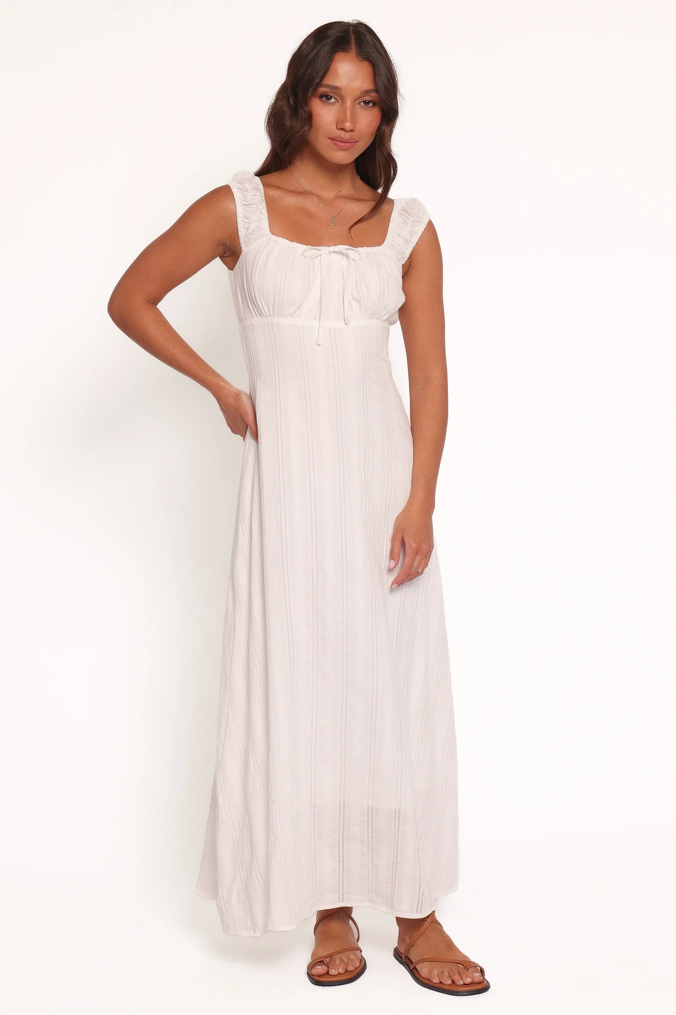 Robe longue Jessalyn - Blanc