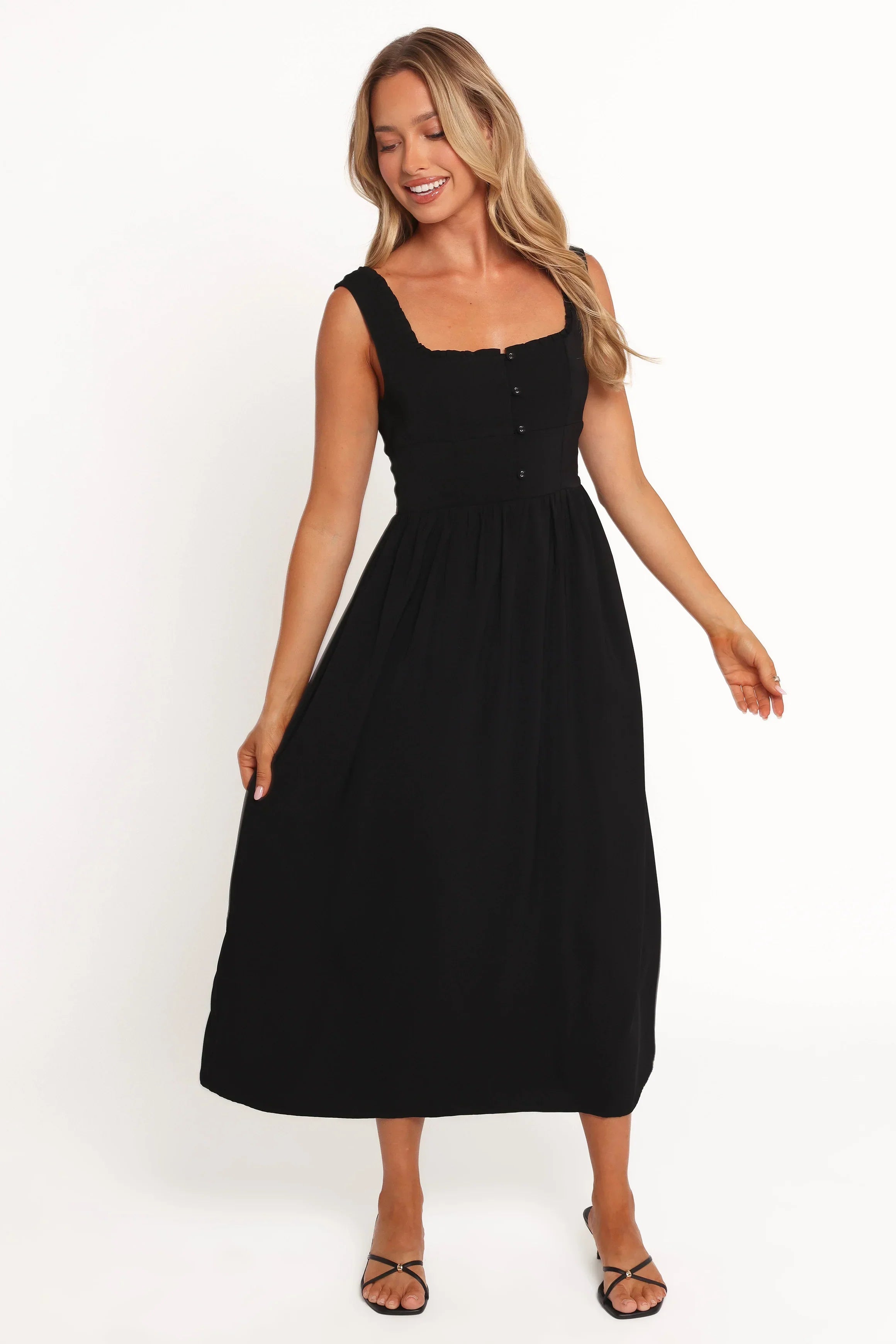 Robe Midi Melrose - Noir