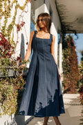 Robe Midi Callum - Denim Foncé