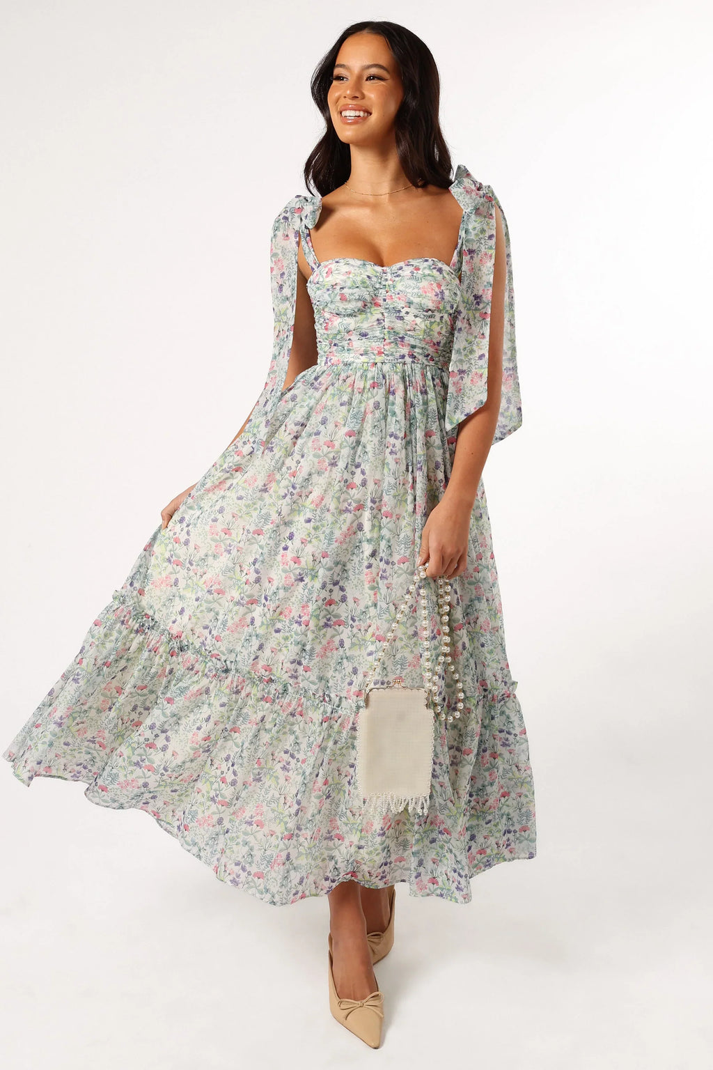 Robe mi-longue Floret - Multicolore
