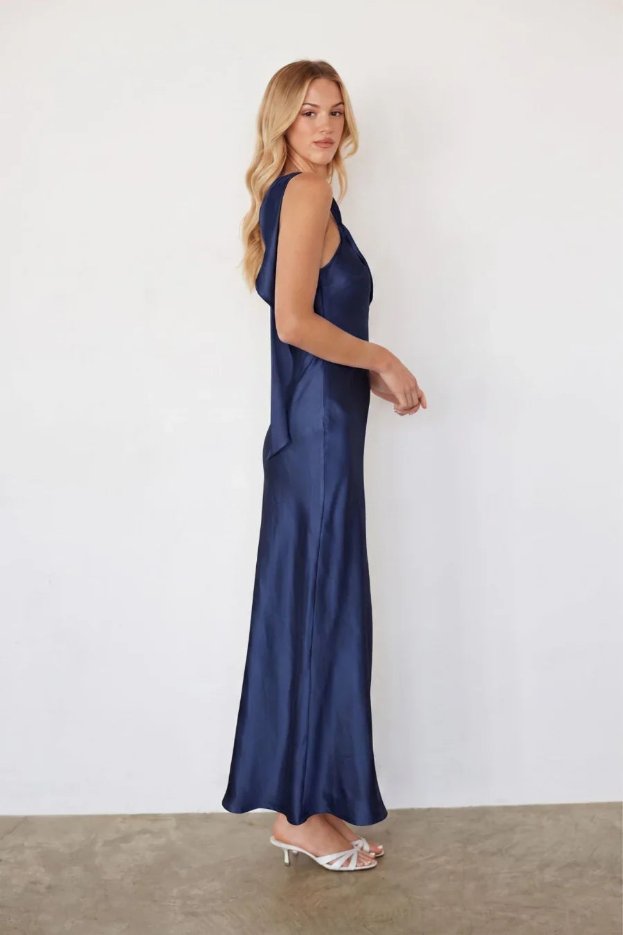 Sarahi Ruffle One Shoulder Maxi Dress
