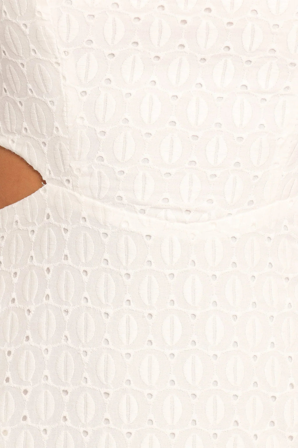 Robe midi Laura – Blanc