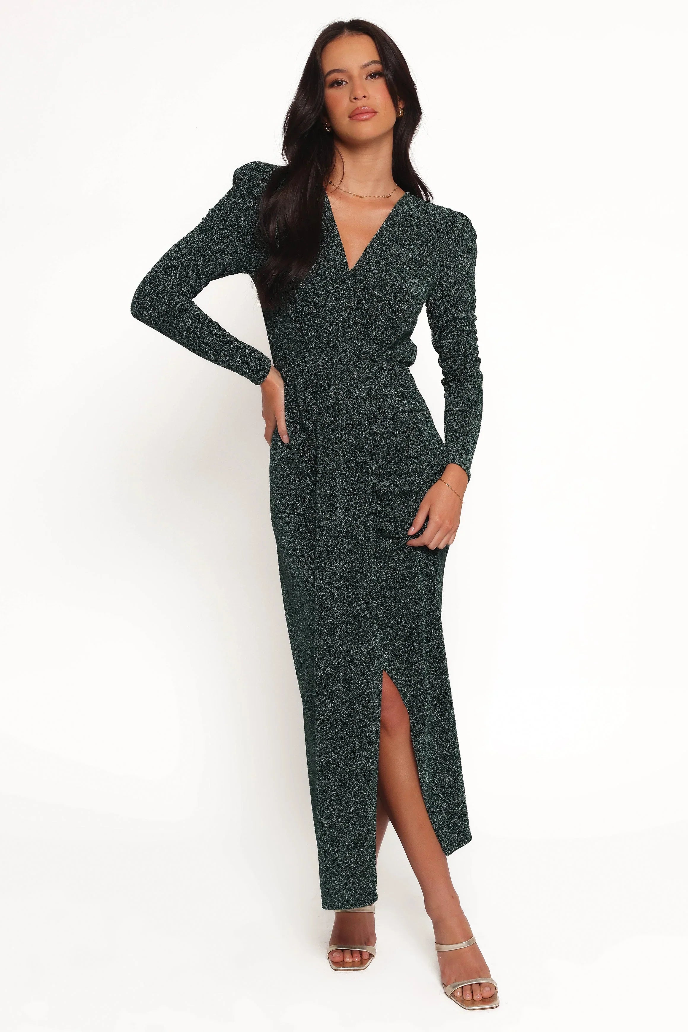 Robe longue Grayson - Émeraude