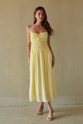 Roxana Smocked Midi Dress