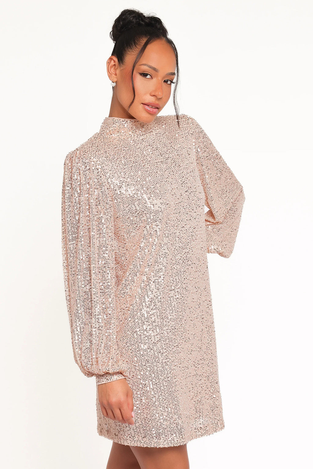 Springfield Mini Dress - Gold