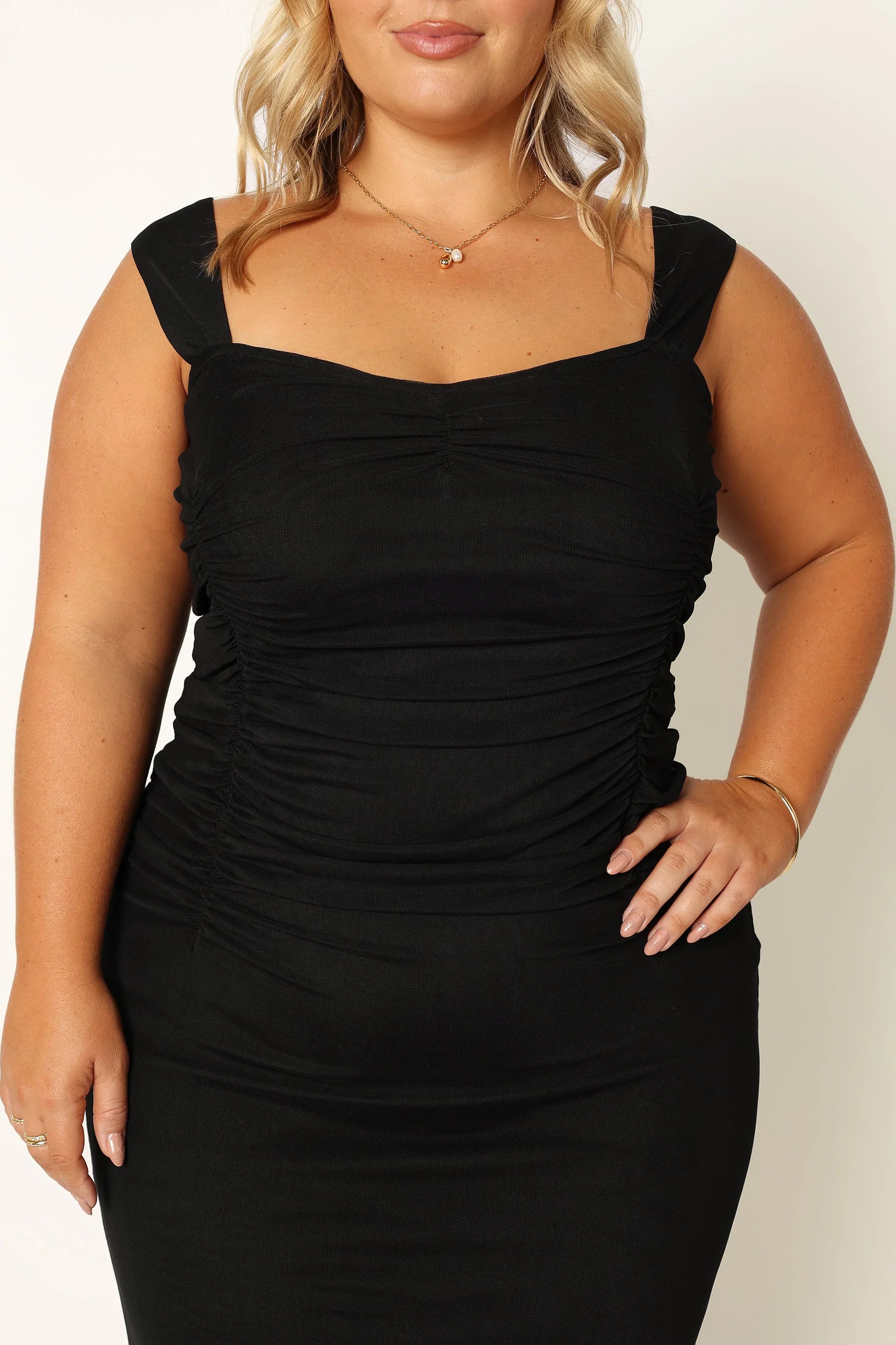 Robe midi Naomi - Noir
