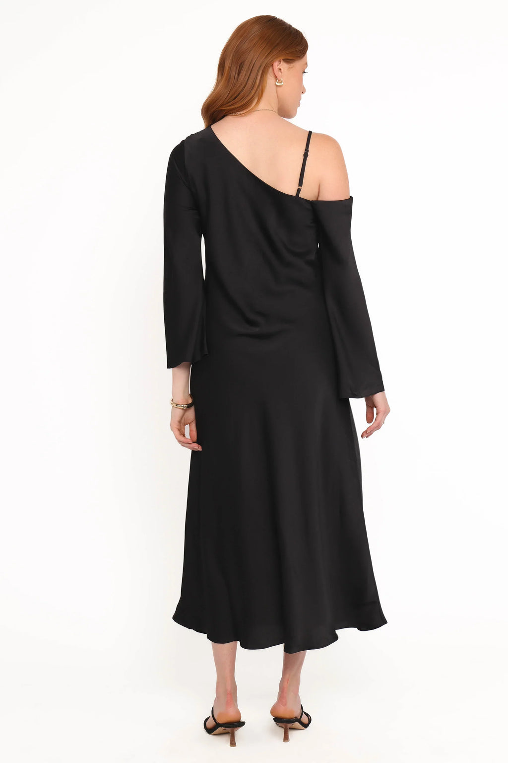 Robe longue Lindra - Noir