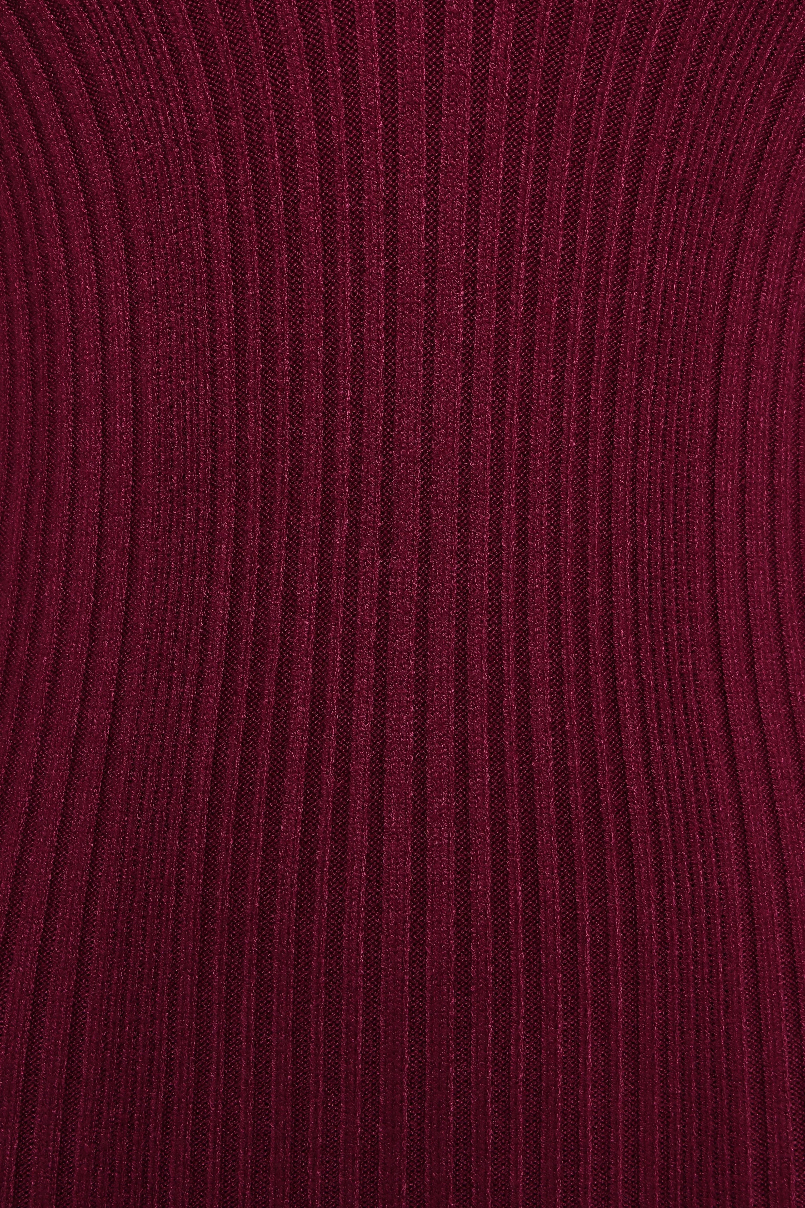 Robe longue Mattie à manches longues - Prune