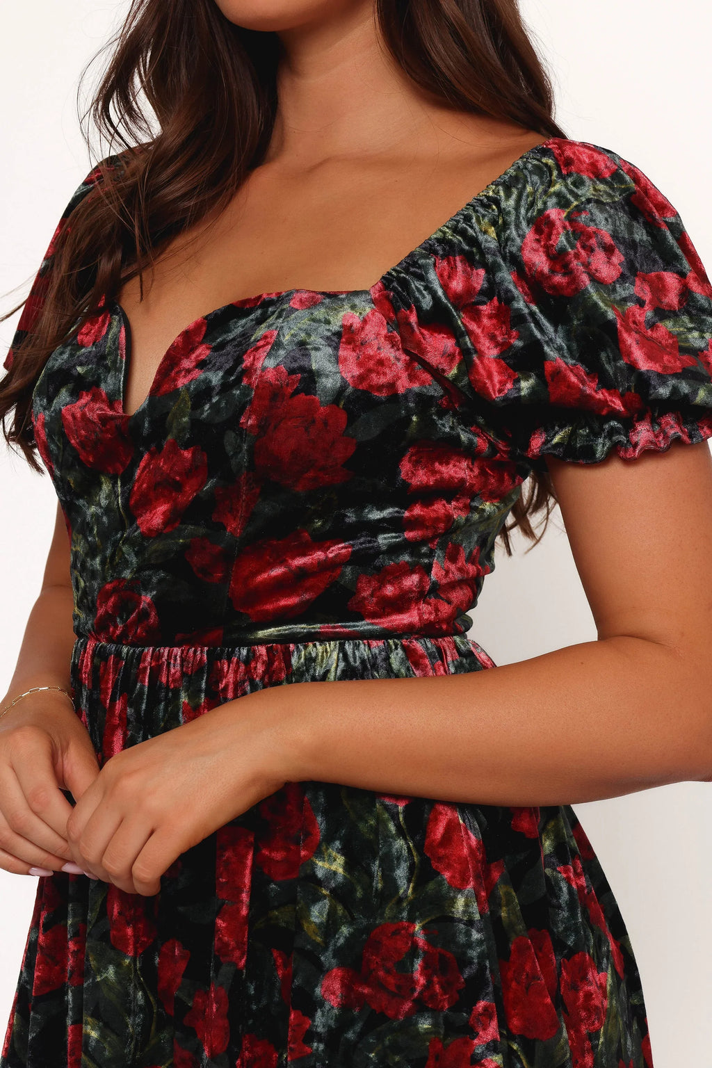 Mini-robe Anders - Noir/Rouge