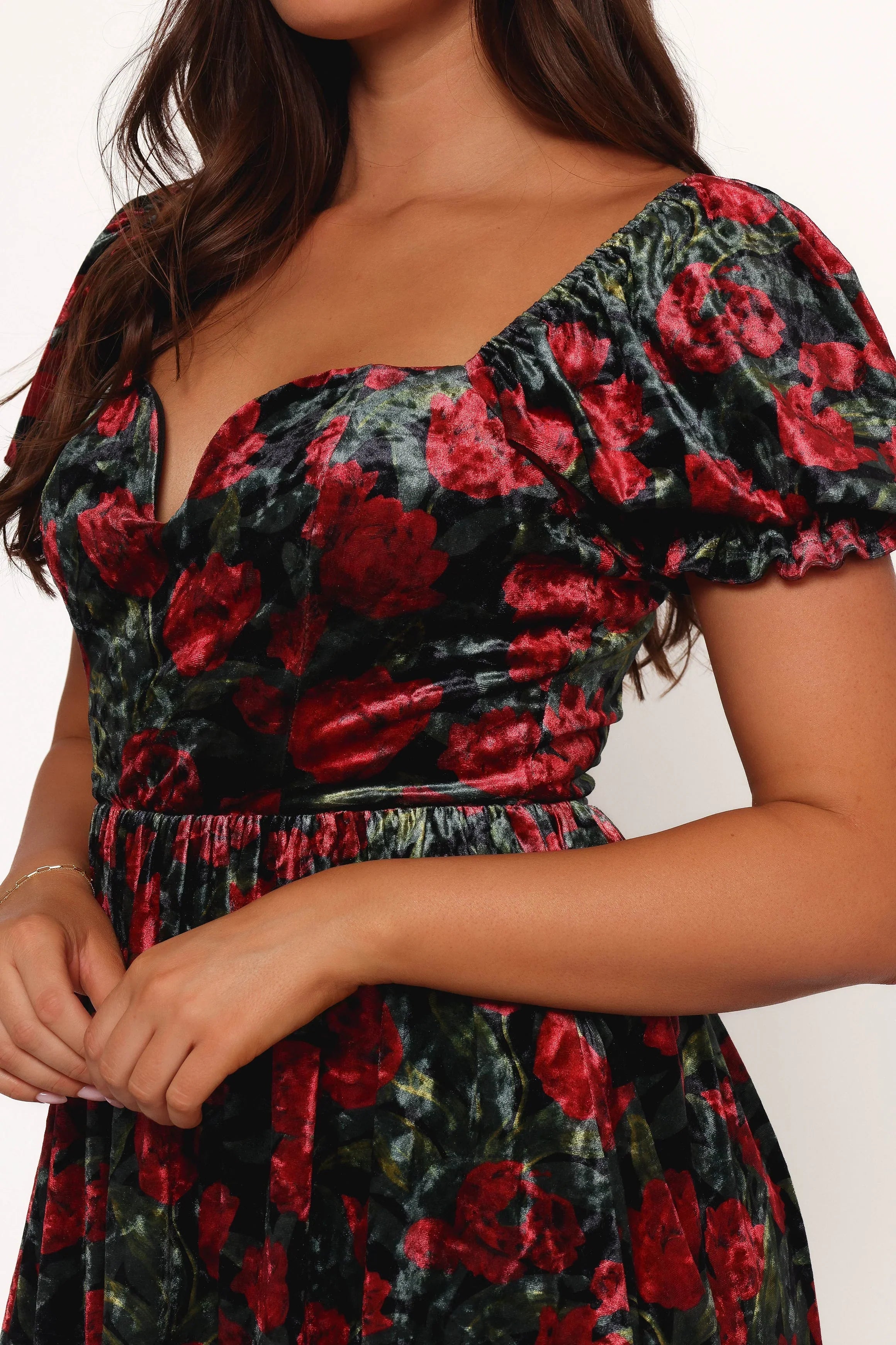 Mini-robe Anders - Noir/Rouge