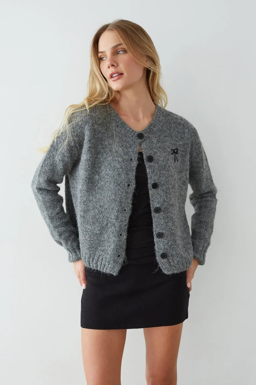 Gilet à nœud boutonné Rory