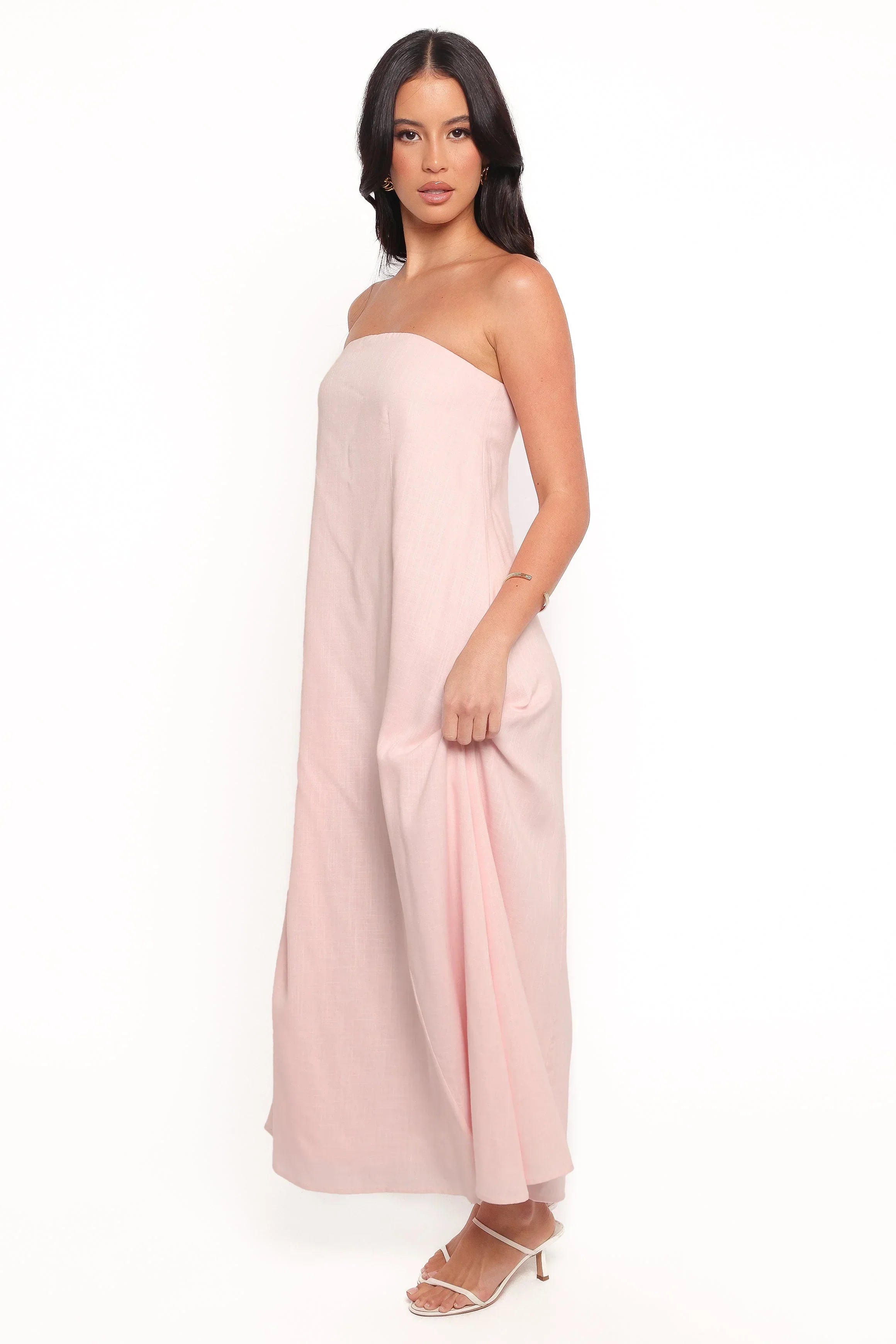 Robe midi sans bretelles Bethany - Rosewater