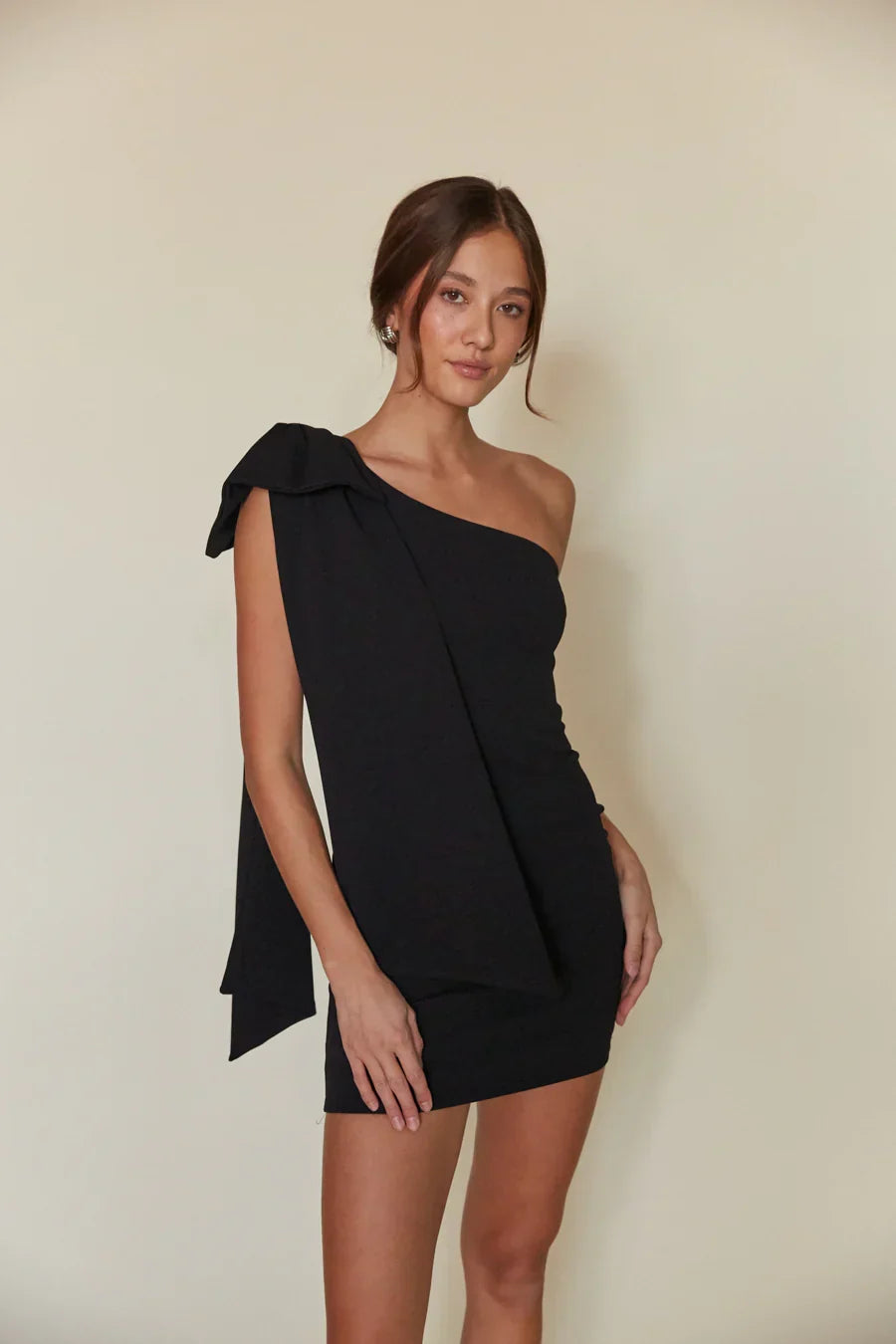Mini-robe moulante Mischa Bow
