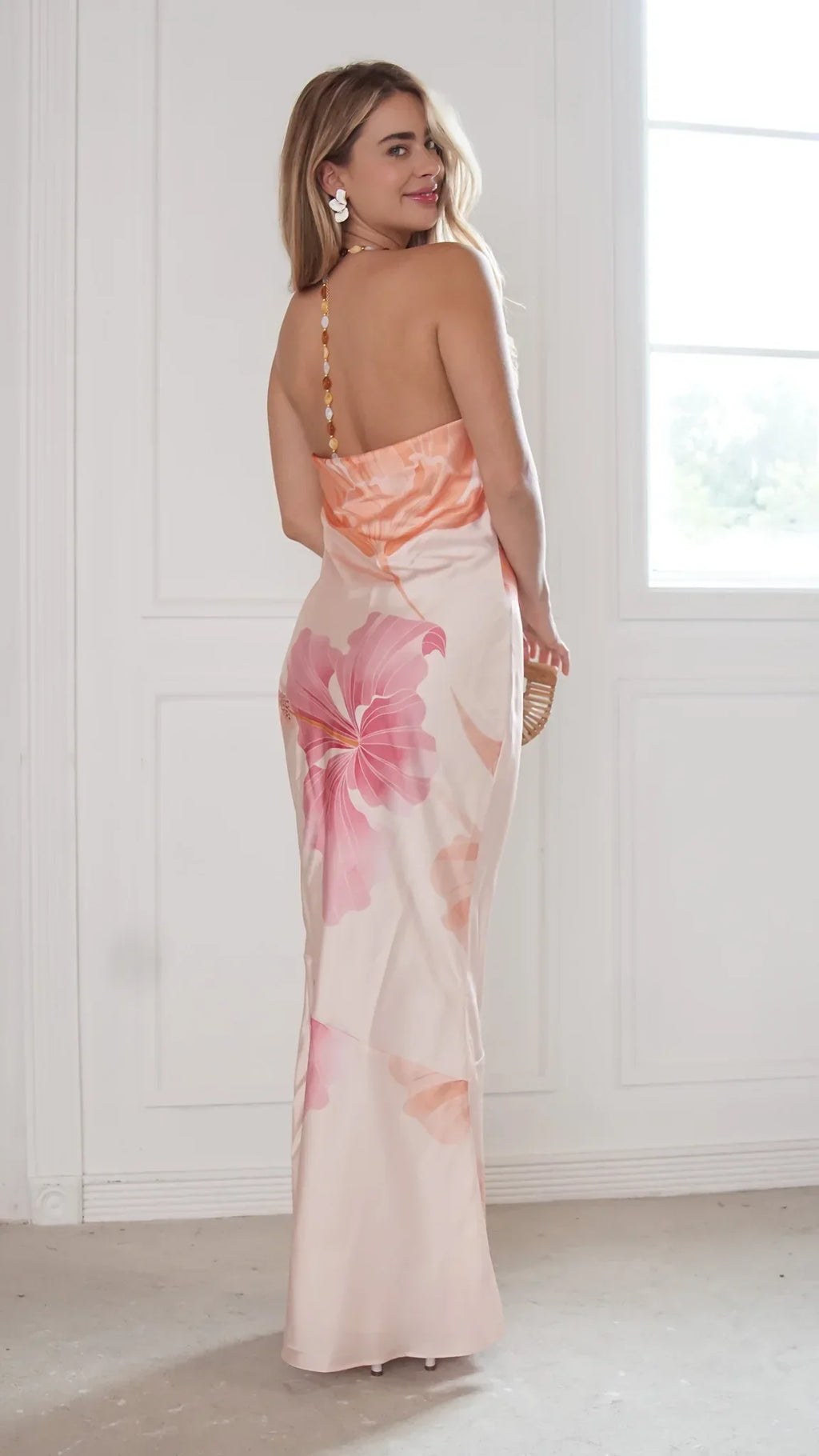 Robe longue Helen dos nu