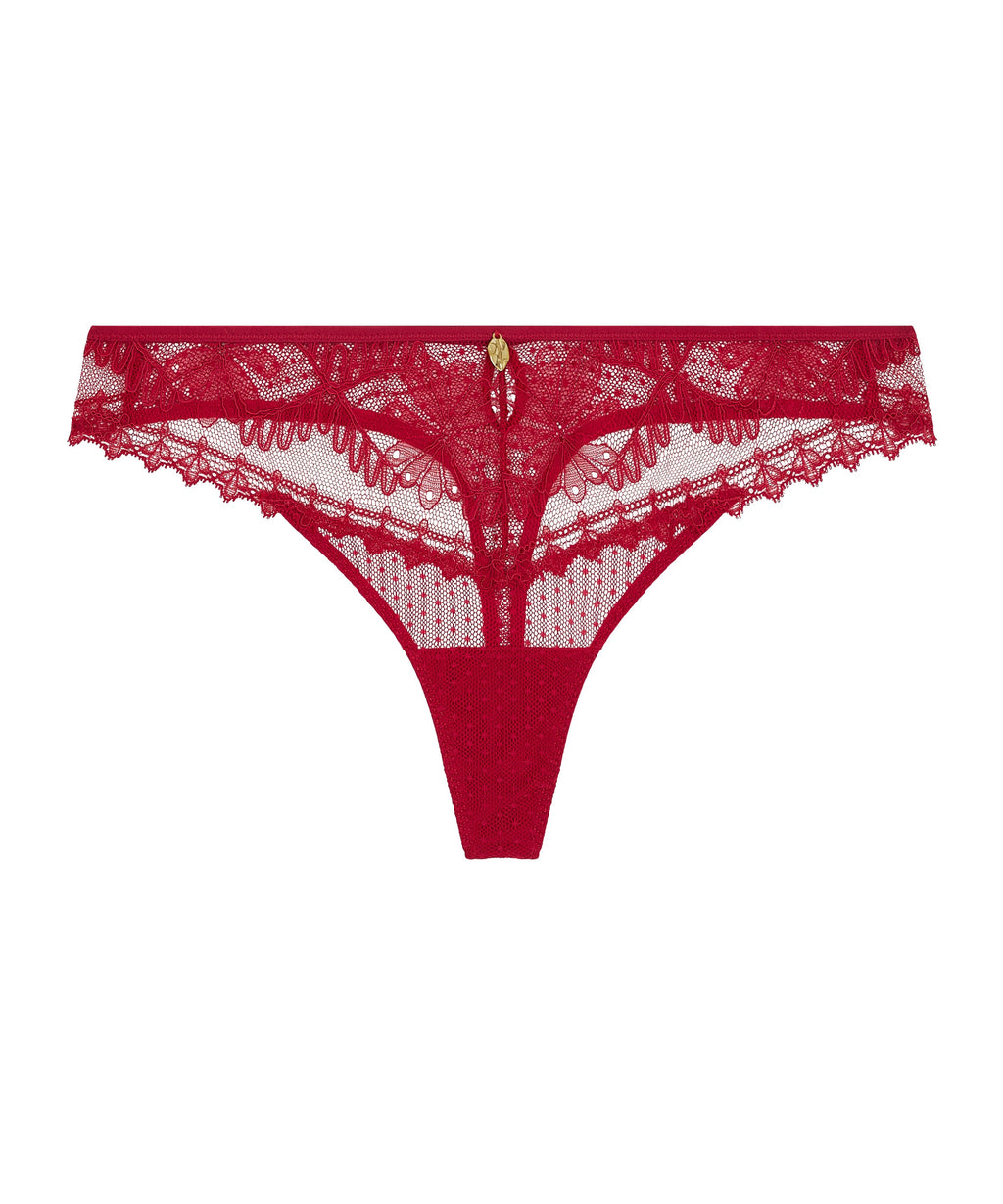 Tanga cerise « Mystère de l'amour »