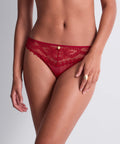 Tanga cerise « Mystère de l'amour »