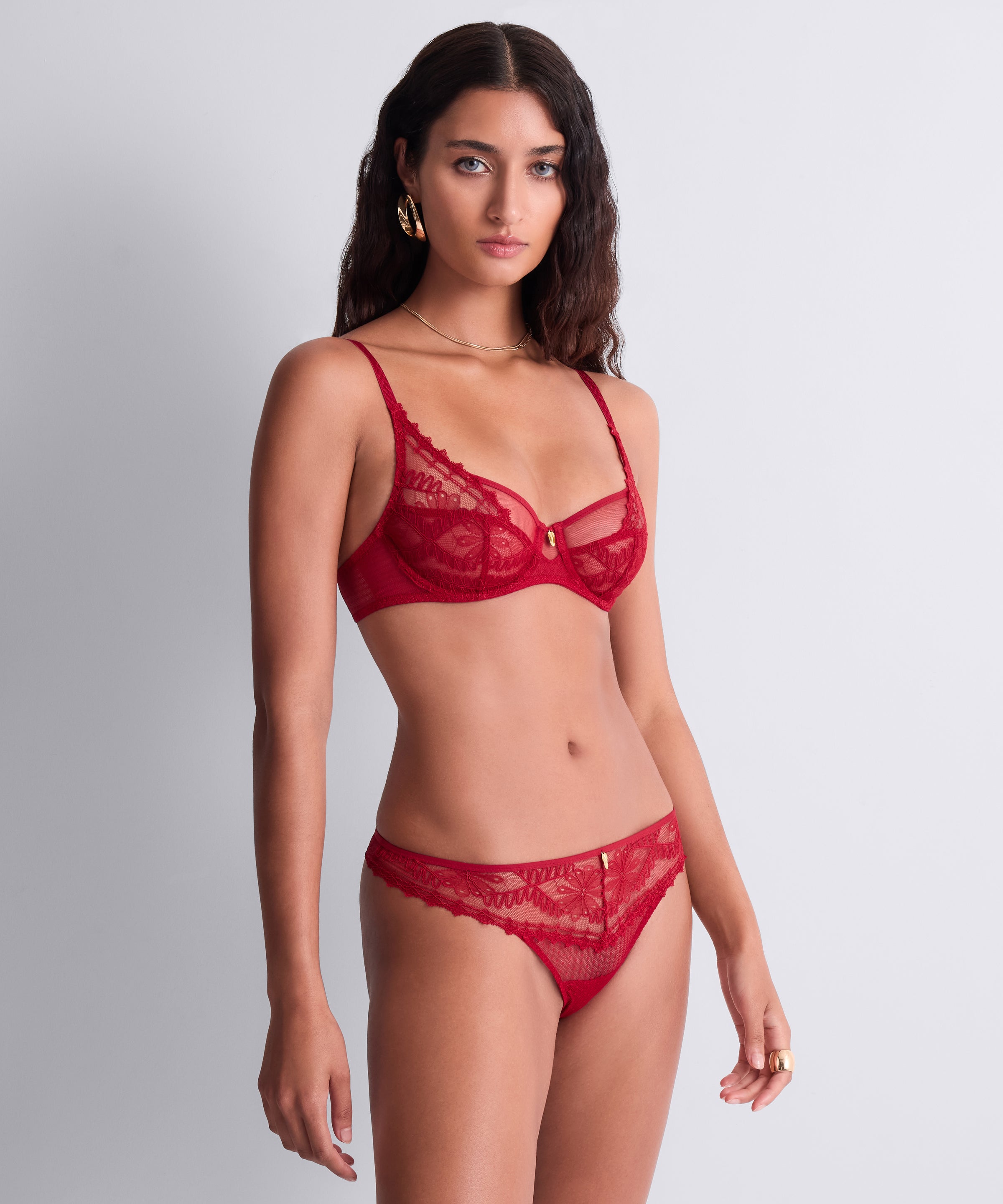 Tanga cerise « Mystère de l'amour »