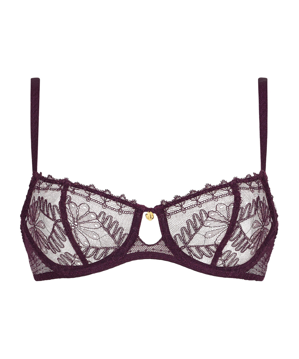 Mystery of Love Soutien-gorge Corbeille avec armatures Plum