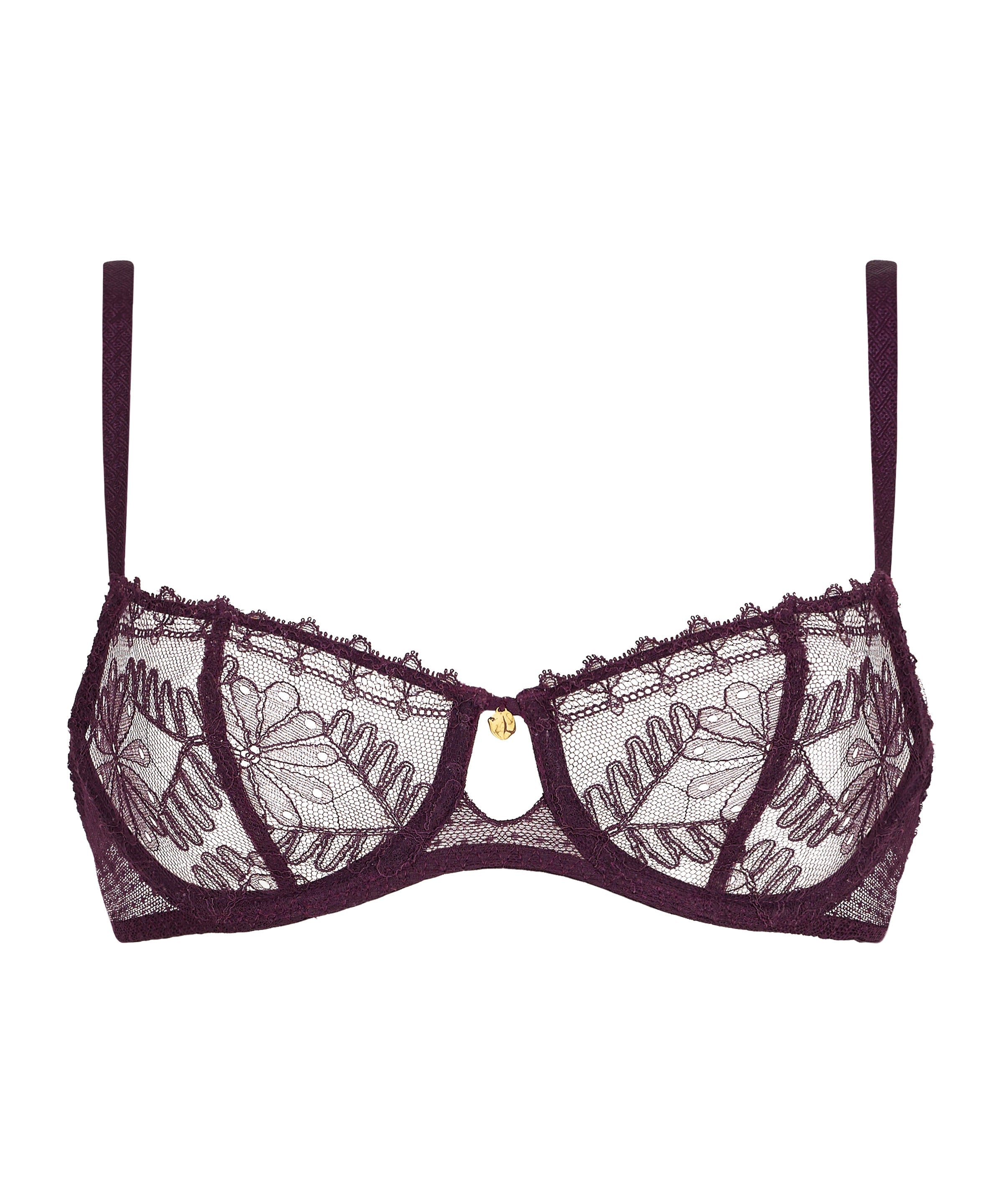 Mystery of Love Soutien-gorge Corbeille avec armatures Plum
